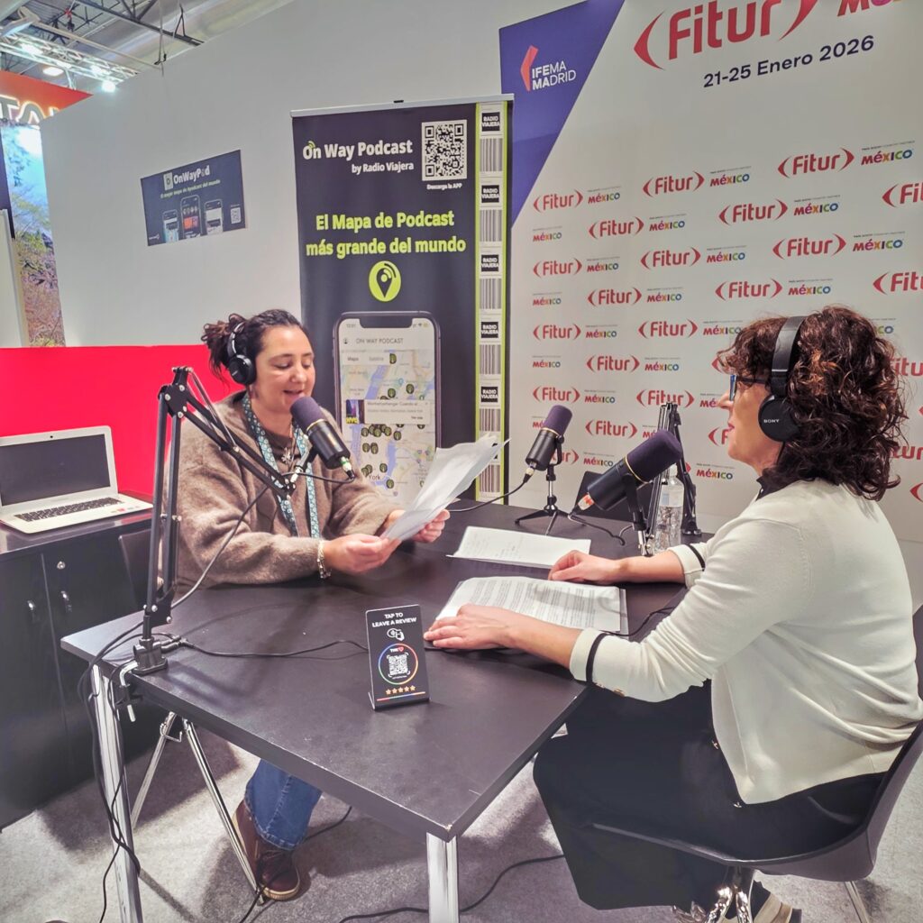 Eusko Travel Bloggers en Fitur con Radio Viajera